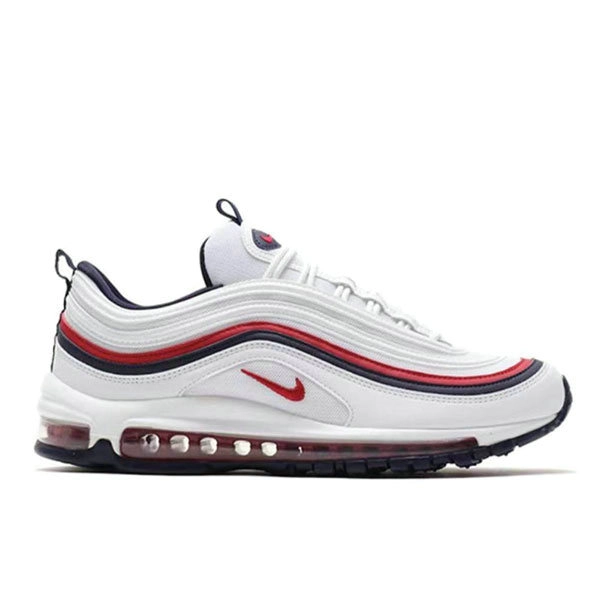 Nike Air Max 97 Red Crush（W）低幫 跑步鞋 男女同款 白色