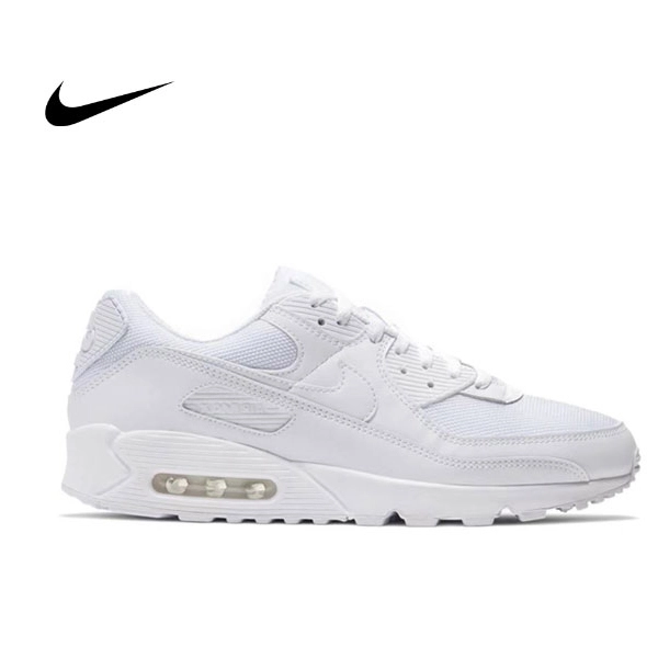 Nike Air Max 90 Triple White 純白 防滑耐磨 低幫慢跑鞋 男女同款#好評不斷