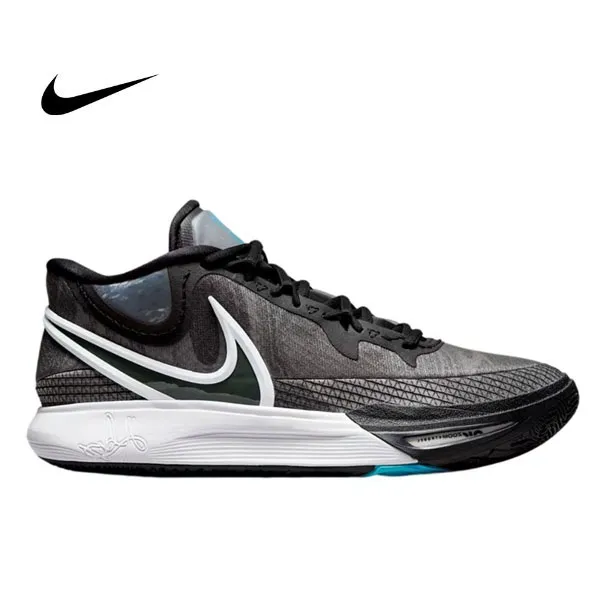 【Nike Kyrie 8 EP】歐文8實戰籃球鞋 | 中幫厚底 圓頭織物 減震防滑 黑白