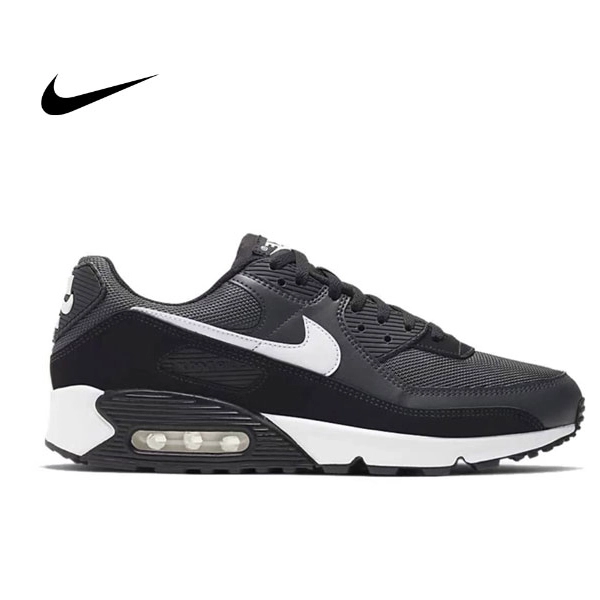 Nike Air Max 90黑灰 防滑輕便 低幫慢跑鞋 男款#最高品質