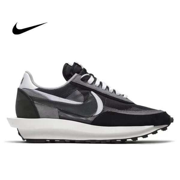 Nike Sacai Ldwaffle Black 黑灰 解構 黑白跑步鞋 男女同款#出貨快速
