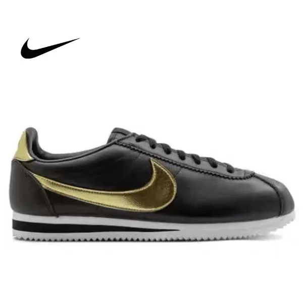 Nike 阿甘 黑 玫瑰金 Classic Cortez 復古跑步鞋 男女同款#好穿透氣