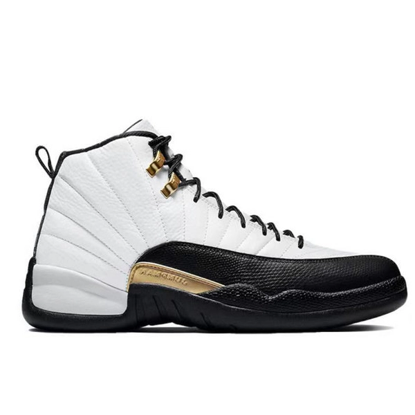 Nike Air Jordans 12 Retro “Royalty” 輕便時尚 中幫復古籃球鞋 男鞋 黑白金#現貨供應#