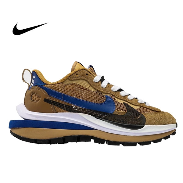 Nike Vaporwaffle Sacai 棕藍 馬拉松 解構 慢跑鞋 男女同款#經典熱賣