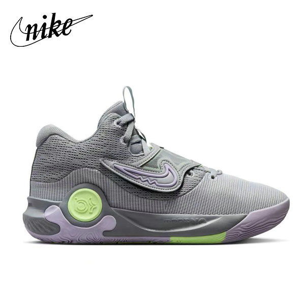 好穿舒適# Nike KD Trey 5 IX EP 男子實戰 杜蘭特 中幫耐磨防滑籃球鞋 灰色