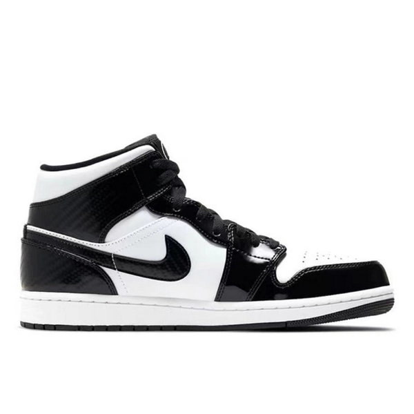 Nike Air Jordan 1 Mid SE ASW 黑白熊貓 漆皮 減震防滑 復古籃球鞋#折扣下殺#