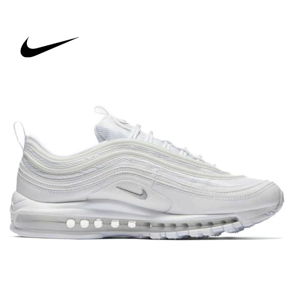 NIKE Air Max 97 3M反光 白銀 銀子彈 情侶款 全白 男女同款