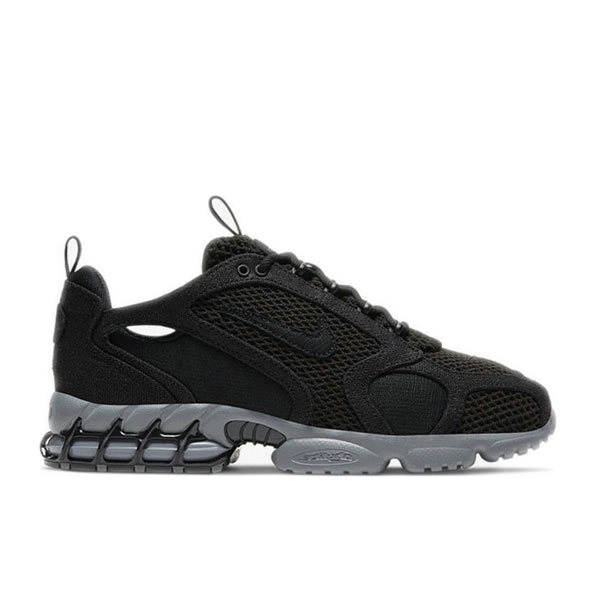 Stussy x Nike AIR ZM SPIRIDON Cage 2 复古 黑色