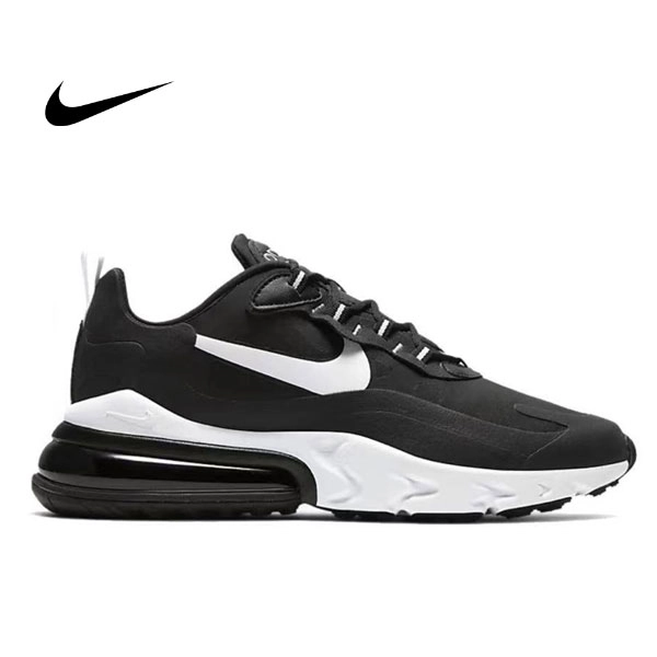 Nike Air Max 270 React黑白 防滑耐磨 低幫慢跑鞋 男女同款#最夯商品