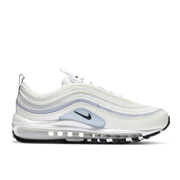Nike Air Max 97 氣墊 減震防滑 低幫跑步鞋 男女同款 奶白藍