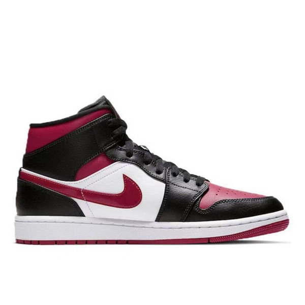 Nike Air Jordan 1 Mid AJ1 防滑耐磨 中幫復古籃球鞋 黑紅脚趾#好評不斷