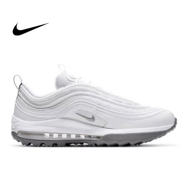 Nike Air Max 97 Golf慢跑鞋 休閒運動 白色 男女同款