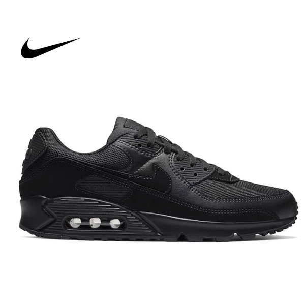 Nike Air Max 90黑 防滑耐磨 黑武士 低幫慢跑鞋 男女同款#經典熱賣