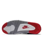 Nike Air Jordan 4 Retro Bred公牛 防滑耐磨 中幫復古籃球鞋 黑紅 2019年版#出貨快速#