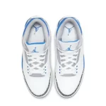 Jordan 3 Nike Air “Racer Biue”小閃電 防滑耐磨 中幫 復古籃球鞋 白藍#好評不斷#
