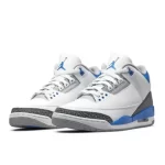 Jordan 3 Nike Air “Racer Biue”小閃電 防滑耐磨 中幫 復古籃球鞋 白藍#好評不斷#