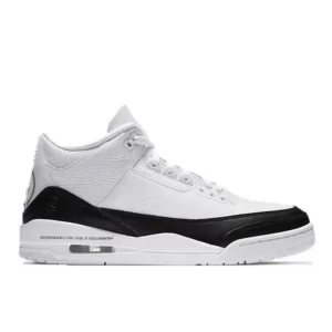 Nike Air Jordan 3 x Fragment Design藤原浩 減震防滑 中幫籃球鞋 黑白#品質保證#