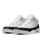 Nike Air Jordan 3 x Fragment Design藤原浩 減震防滑 中幫籃球鞋 黑白#品質保證#