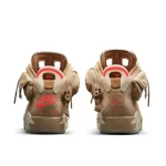 Nike Air Jordan 6 Travis Scott Retro”British Khaki”防滑耐磨 復古高幫籃球鞋 卡其棕
