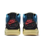 Nike Air Jordan 4 Retro Union Off Noir耐磨減震 低幫復古籃球鞋 黑藍#好穿舒適#