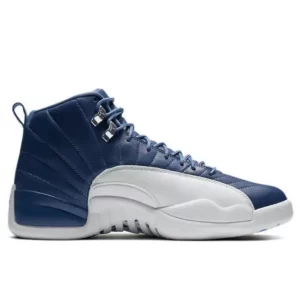 Nike Jordan Retro 12 “Indigo”防滑減震 高幫復古籃球鞋 男款 藍白#街頭爆款#