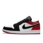 Nike Jordan 1 紅白 黑脚趾 低幫復古籃球鞋 男女同款#熱銷推薦#