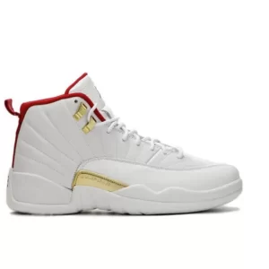 Nike Air Jordan 12 FIBA 防滑減震 高幫復古籃球鞋 男鞋 白金#最夯商品#