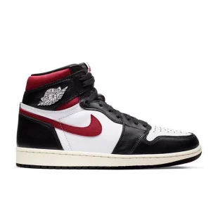 Nike Air Jordan 1 High Black Gym Red 高幫復古籃球鞋 紅鉤黑腳趾#透氣舒適#