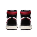 Nike Air Jordan 1 High Black Gym Red 高幫復古籃球鞋 紅鉤黑腳趾#透氣舒適#