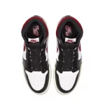 Nike Air Jordan 1 High Black Gym Red 高幫復古籃球鞋 紅鉤黑腳趾#透氣舒適#