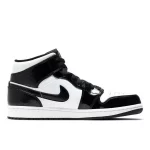 Nike Air Jordan 1 Mid SE ASW 黑白熊貓 漆皮 減震防滑 復古籃球鞋#折扣下殺#