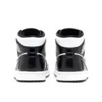 Nike Air Jordan 1 Mid SE ASW 黑白熊貓 漆皮 減震防滑 復古籃球鞋#折扣下殺#