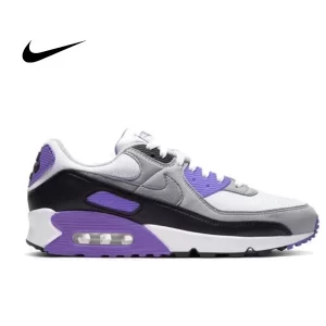 Nike Air Max 90 Purple 白紫 Volt 耐磨防滑 低幫慢跑鞋 男女同款#特價好康