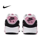 Nike Air Max 90 Pink and Black 白灰粉黑 防滑耐磨 低幫慢跑鞋 女款#彈性柔軟