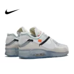 Off White Nike Air Max 90 白色 Virgil The Ten耐磨透氣 低幫跑步鞋 男女同款#好評熱銷