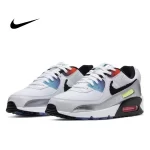 Nike Air Max 90白 Good Game 電玩像素 防滑耐磨 低幫板鞋 白藍紅#現貨供應