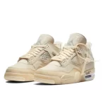 Jordan 4 Off White “Sail”白帆 高幫復古籃球鞋 米白#好穿透氣#