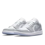 Nike Air Jordan 1 Low灰白 “Woif Grey” 減震防滑 低幫復古籃球鞋#折扣下殺#