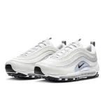 Nike Air Max 97 氣墊 減震防滑 低幫跑步鞋 男女同款 奶白藍