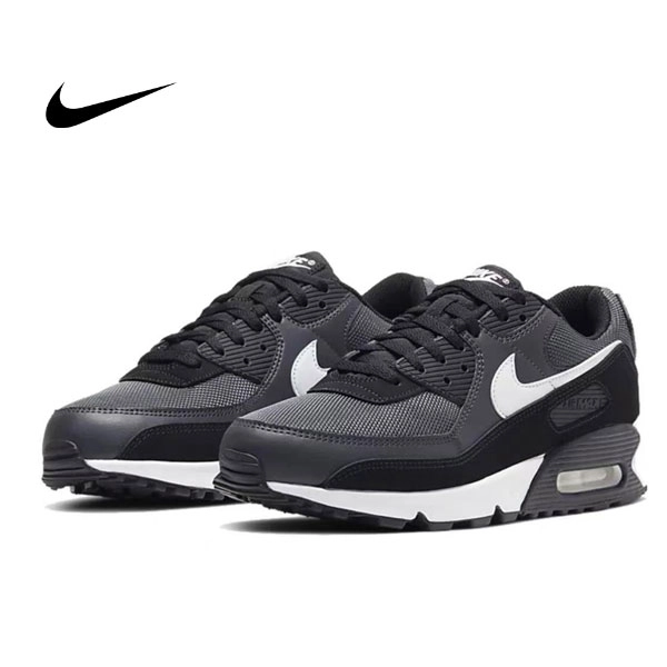 Nike Air Max 90黑灰 防滑輕便 低幫慢跑鞋 男款#最高品質