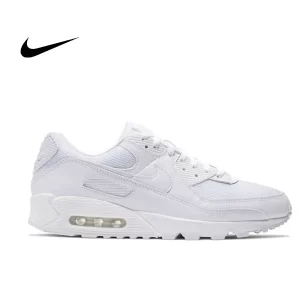Nike Air Max 90 Triple White 純白 防滑耐磨 低幫慢跑鞋 男女同款#好評不斷