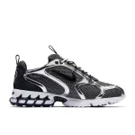 Stussy x Nike AIR ZM SPIRIDON CG 2 斯圖西 复古跑鞋 黑银