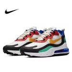 Nike Air Max 270 React Bauhaus 白黃藍 耐磨 低幫跑步鞋 男女同款#品質保證