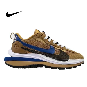 Nike Vaporwaffle Sacai 棕藍 馬拉松 解構 慢跑鞋 男女同款#經典熱賣