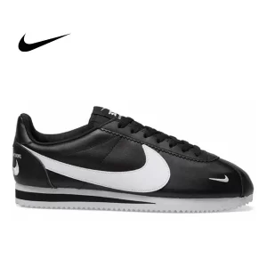 Nike 阿甘鞋 黑白 Nike Cortez Premium 復古跑步鞋 男女同款#買到賺到
