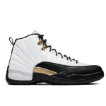 Nike Air Jordans 12 Retro “Royalty” 輕便時尚 中幫復古籃球鞋 男鞋 黑白金#現貨供應#