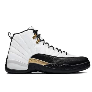 Nike Air Jordans 12 Retro “Royalty” 輕便時尚 中幫復古籃球鞋 男鞋 黑白金#現貨供應#