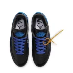 Nike Air Jordan 2 Off White Retro SP”Black and Varsity Red”解構 低幫復古籃球鞋 黑藍