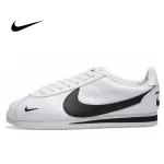 Nike Classic Cortez Prem 阿甘鞋防滑復古跑步鞋 男女同款 白黑#限時秒殺