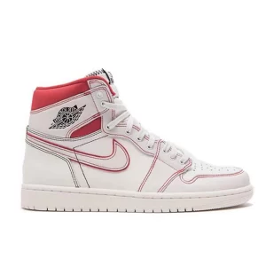 Nike Jordan 1 High Retro OG Phantom 防滑耐磨 高幫復古籃球鞋 兔八哥 白紅#最高品質#